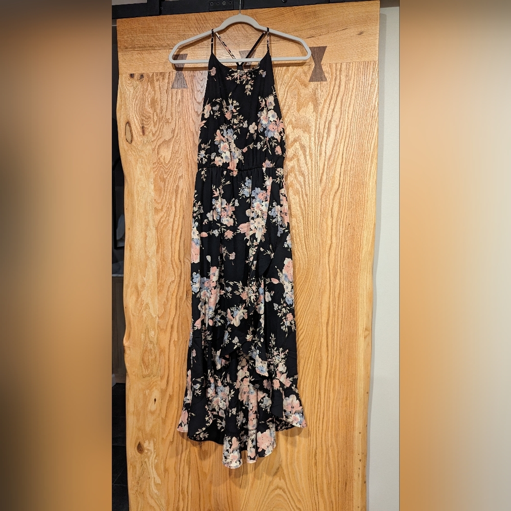 Black Floral Dress